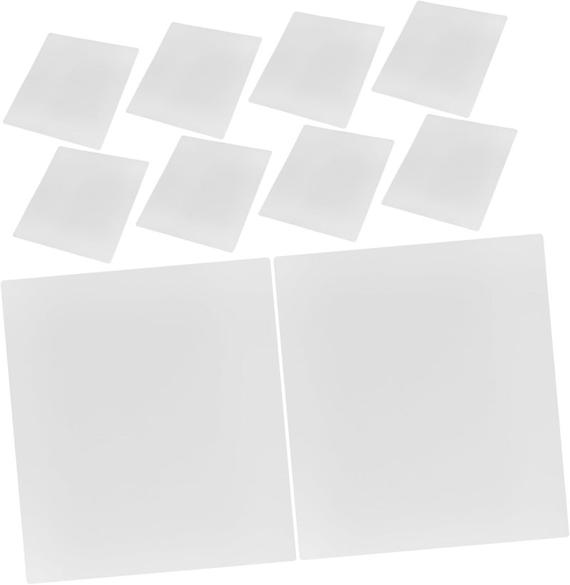Daily life matching design PRETYZOOM 10Pcs Transparent PVC Pen Craft Mats for Clear Tracing Boards with Template for Accurate Drawing Portable Sketch and Painting Accessories for Pen Art Supplies Heavy load resistant - Image 1