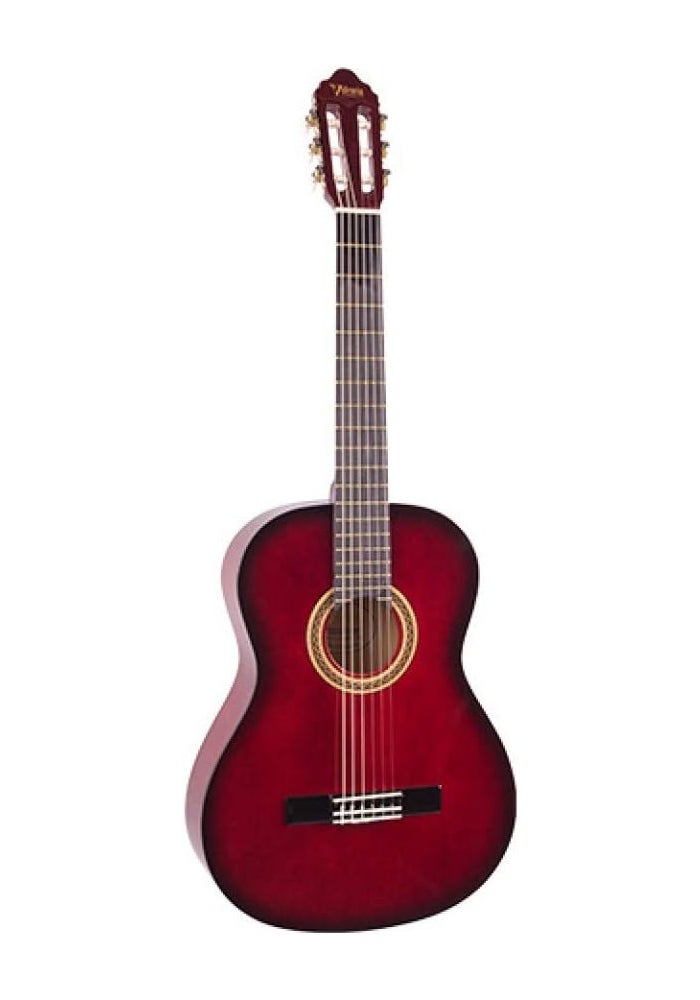 Valencia 3/4 Classical Guitar - Red Sunburst