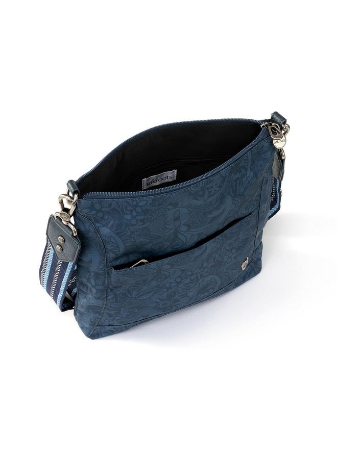 Sakroots The Sak Lucia Crossbody In Eco Twill Convertible Purse With Adjustable Strap Indigo Spirit Desert  - Image 3