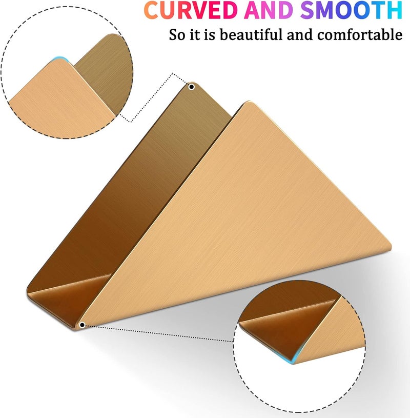 Lidwot Golden Stainless Steel Napkin Holder for TableMetal Standing Tissue Dispenser Organizer for Kitchen Dining TableCocktail Picnic Bar Napkins HolderUpright Metal Napkin Dispenser1 Piece - Image 4