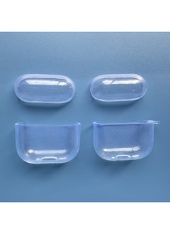 For Apple Airpods4 Bluetooth Protection PC Hard Shell Transparent Material Headset TPU Soft Set Factory-Color:Airpods 4 Tpu Material-noise Reduction Version-with Hanging Ears