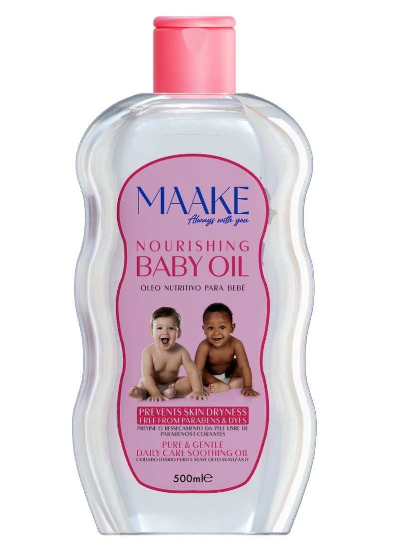 MAAKE - Nourishing Baby Oil - 500ml - Image 1