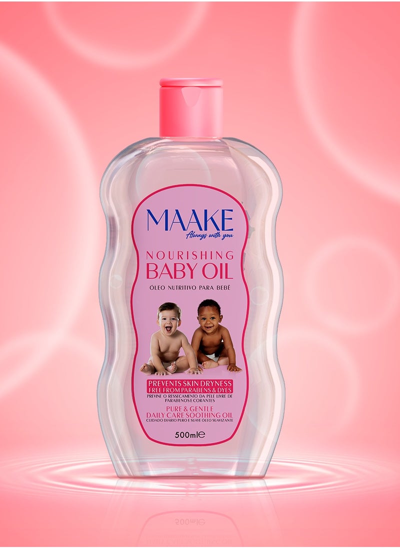 MAAKE - Nourishing Baby Oil - 500ml - Image 1