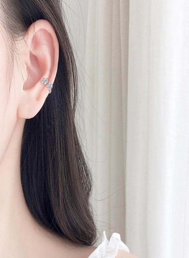 JFORYOU Stainless Steel Ear Cuff Fake Helix Cartilage Clip On Wrap Earrings Fake Lip Ring Non-Piercing Adjustable Men Women - Image 4