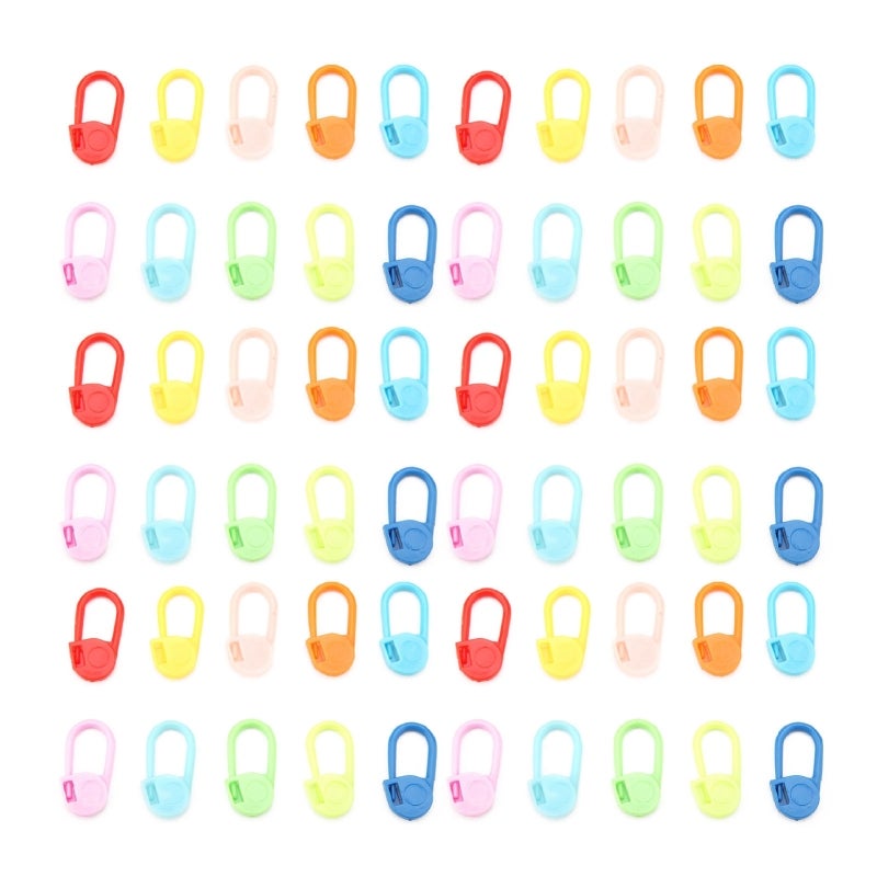 Plastic Safety Pins Clips Sweater Mark Buckle Needle Knitting Accessories for DIY Sewing - Image 3