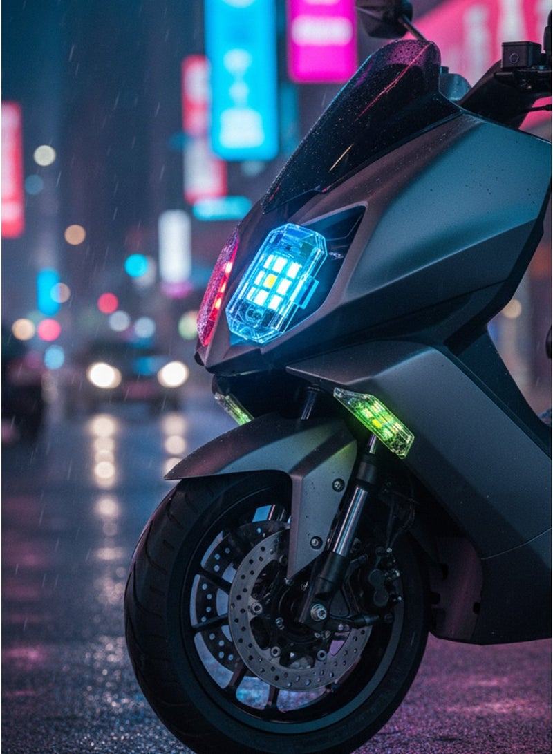 أم ثري ضوء ستروب متعدد الأغراض M3 - ضوء إشارة وامض LED مدمج للسلامة - Image 3