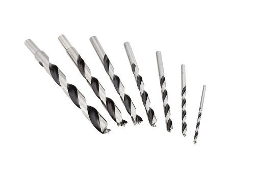 Fisch Brad Point Drill Bit Set, 7-Piece Chrome Vanadium, Imperial Sizes 1/8" to 1/2", Precision Woodworking Bits for Soft & Hard Woods, MDF, Acrylic - Image 1