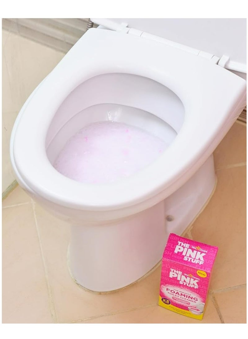 ذا بينك ستاف منظف المرحاض الرغوي ذا ميراكل باور - علاجين - فوم زهري ذاتي التنشيط 3x100g - Image 3