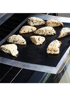 Generic Black non-stick grill mat - size 33 x 40 cm  - Image 1