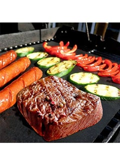 Generic Black non-stick grill mat - size 33 x 40 cm  - Image 2