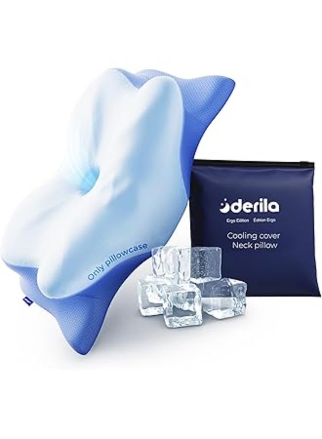 Derila Ergo Neck Pillow, Memory Foam Support Ergonomic Pillow For Sides, Back And Stomach Sleepers (Pack Of 1) - Image 2