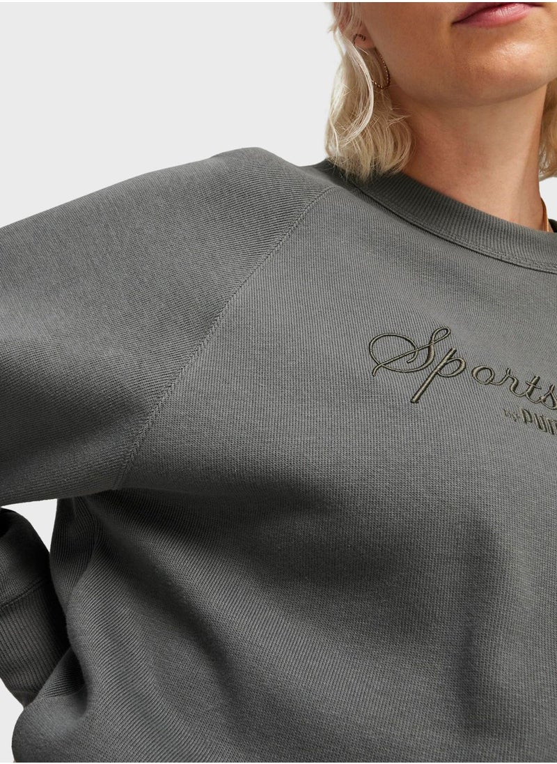 PUMA - Classics+ Relaxed Sweatshirt - Image 1