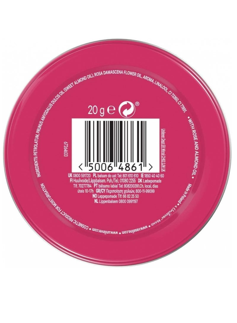 Vaseline بلسم الشفاه الوردي للعناية بالشفاه 20 جرام - Image 2