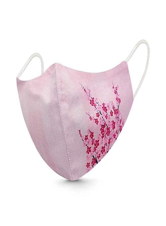 Hetvin Pure Cotton Face Mask with Nose Pin, Melt Blown Layer, Adjustable Ear Loop & Ear Saver Strap, Reusable Washable Fabric Mask For Men & Women (Printed Face mASk) - Image 3