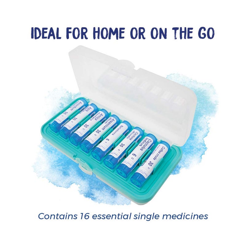 Boiron Homeotravel Travel First Aid Kit with Homeopathic Medicines - Filled Case (16 Tubes) - Image 2