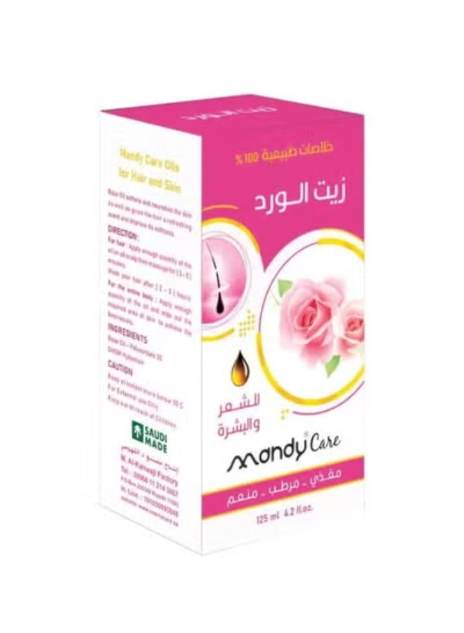 Mandy Care Rose Oil for Hair & Skin - 125 ml