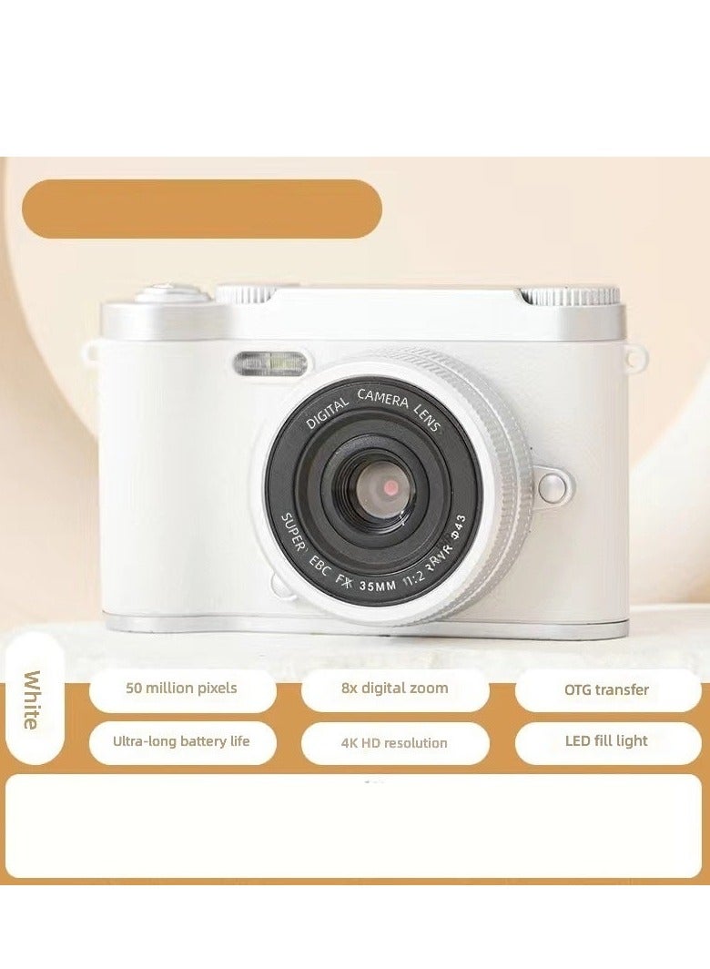 ميباي كاميرا رقمية ثنائية العدسة عالية الدقة بتصميم رجعي للأطفال - 20 ميجابكسل CCD، تقريب 8x، تصوير فوري، نقل الصور إلى الهاتف - Image 1