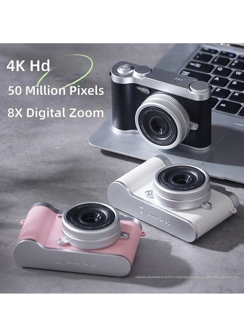 ميباي كاميرا رقمية ثنائية العدسة عالية الدقة بتصميم رجعي للأطفال - 20 ميجابكسل CCD، تقريب 8x، تصوير فوري، نقل الصور إلى الهاتف - Image 3