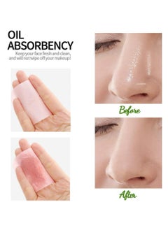 CMGTYYD 500 Counts Oil Blotting Sheets for Face,Oil Absorbing Sheets Oil Control Face Wipes Tissues,Facial Care Makeup Blotting Paper for Oily Skin,Oil-absorbing Blotting Papers for Women Men-Grey  - Image 2