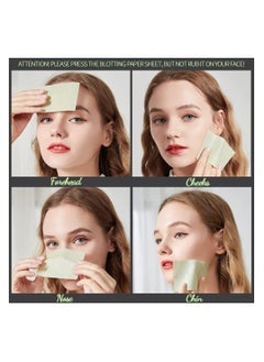 CMGTYYD 500 Counts Oil Blotting Sheets for Face,Oil Absorbing Sheets Oil Control Face Wipes Tissues,Facial Care Makeup Blotting Paper for Oily Skin,Oil-absorbing Blotting Papers for Women Men-Grey  - Image 5
