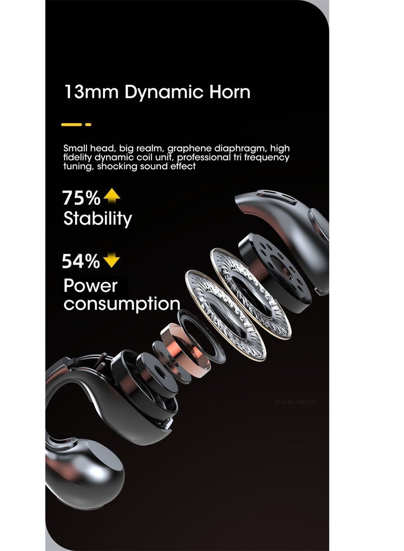 TWS Bluetooth 5.3 Earphones Wireless Earbuds Sports Sound Earbuds Earring Earbuds