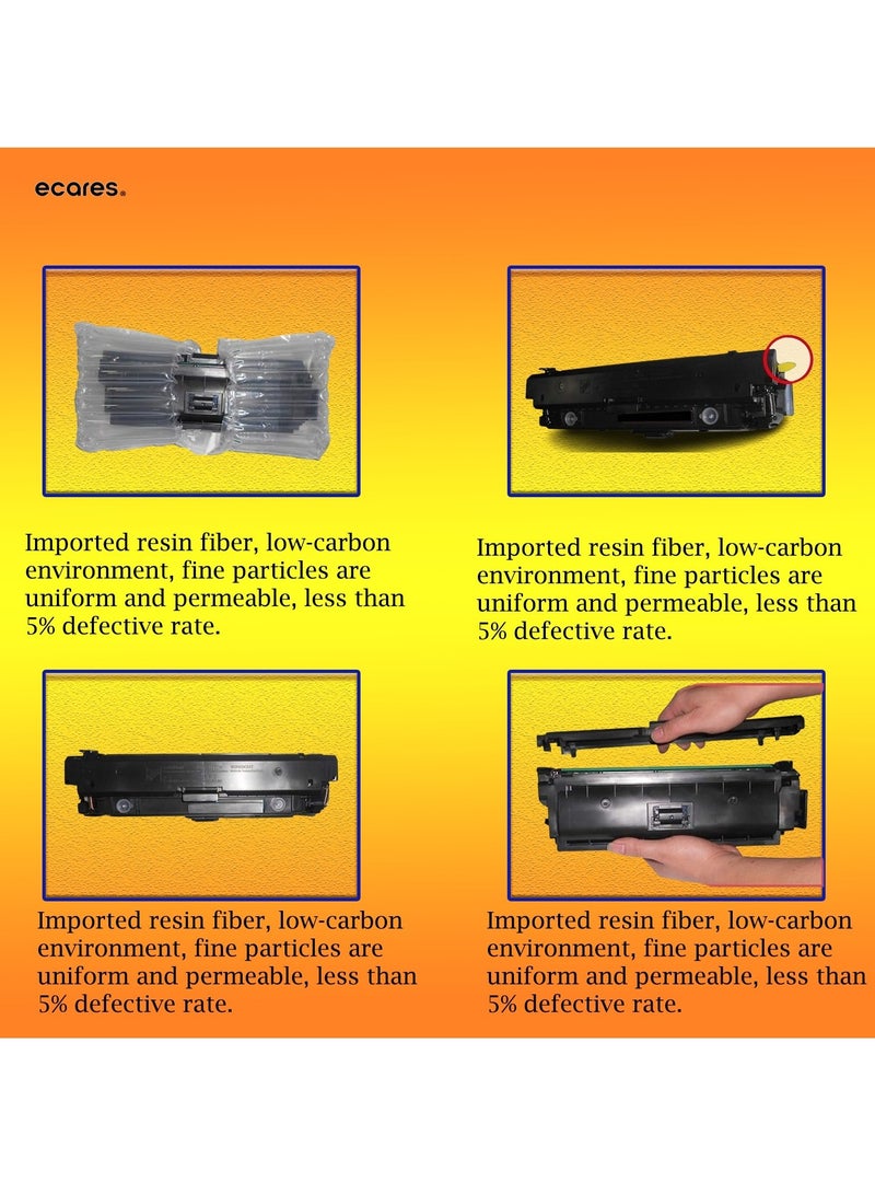 ECARES® 128A Compatible Toner Cartridge CE320A for HP Color Laserjet CP1525n CP1525nw CM1415fn CM1415fnw Printer (Black) - Image 3