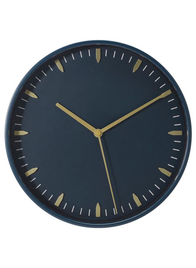 erorex Wall Clock, Blue, 26 Cm - Image 1
