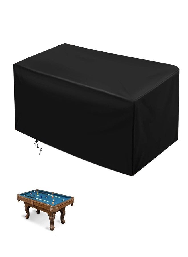 POMER Pool Table Cover - 102 inch Waterproof Table Cover for 8 Foot Snooker Billiard Tables Dustproof 7/8/9 FT Billiard Table Cover - 102x53x32 inch - Image 1