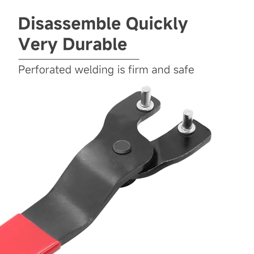OLIREXD Angle Grinder Wrench, Red, 3/8" - 1-1/16", Adjustable - Image 4