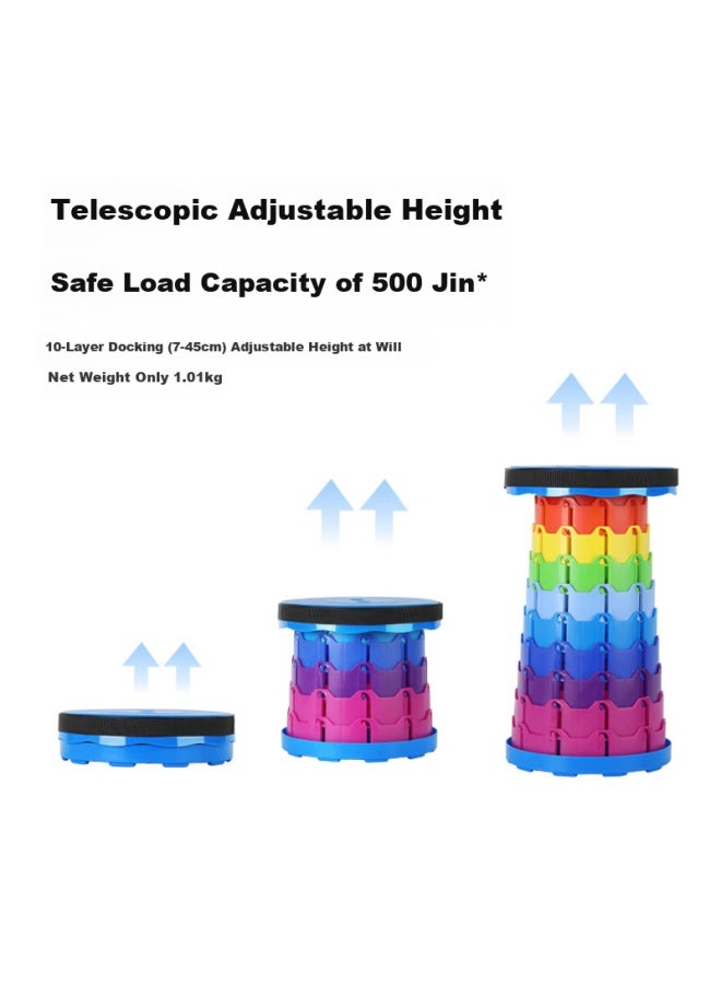 Beijilang Outdoor Portable Folding Stool Adjustable Telescopic Camping Travel Fishing Stool - Image 1