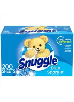 Snuggle Fabric Softener Dryer Sheets, Blue Sparkle, 200 Count  - Image 1