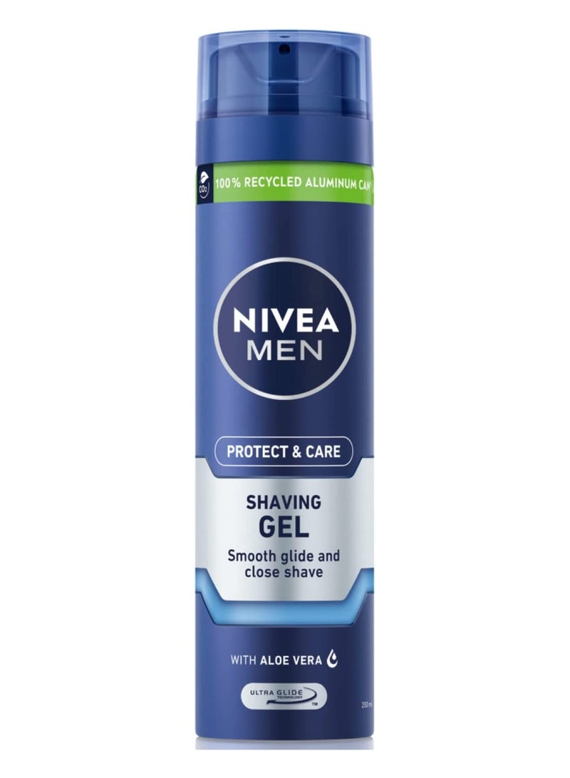 نيفيا مين نيفيا جل الحلاقة برتكت اند كير للحماية والعناية 200 مل