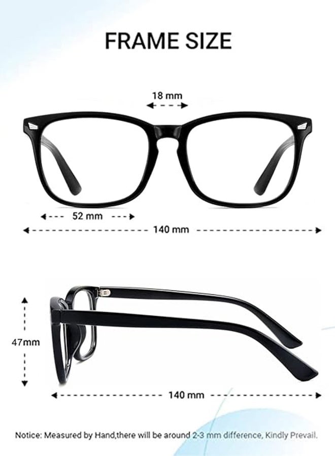 SUNDAREE 2 قطعة نظارات الضوء الأزرق للنساء، نظارات الضوء الأزرق للرجال نظارات حجب الضوء الأزرق نظارات للقراءة والألعاب - Image 5