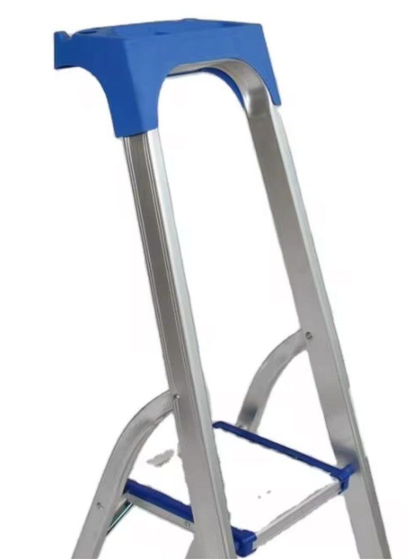 Kana KANA Step Ladder Aluminum Folding Step 4 Steps Stool With Anti Slip Sturdy And Wide Pedal Portable Multi-Use Stepladder For Home And Kitchen Use Space Saving Lightweight Aluminum, Purpose Heavy Duty Aluminum Ladder 4 Steps,(سلم قابل للطي)  - Image 2