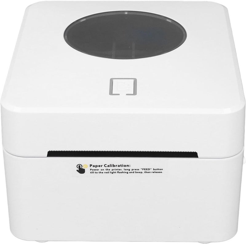 Yunseity Thermal Label Printer, 203DPI High Speed Batch Printing Large Capacity Thermal Paper Label Printer for Logistics (US Plug) - Image 1