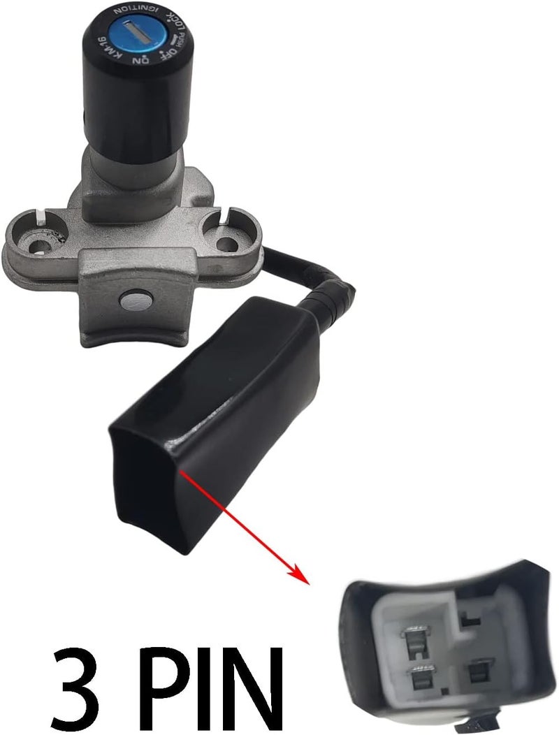 RAYANA Ignition Switch, Gas Fuel Tank Cap, Seat Lock, Keys, and Helmet Lock for Kawasaki Z125 (2017-2019) - Image 5