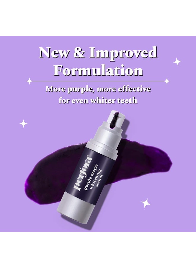 Perfora Radiant Smile Combo - Mini | Purple Magic Whitening Serum - 10ml & Teeth Whitening Powder - 50g | Enamel Safe Oral Care & Effective Teeth Whitener Solution - Image 4