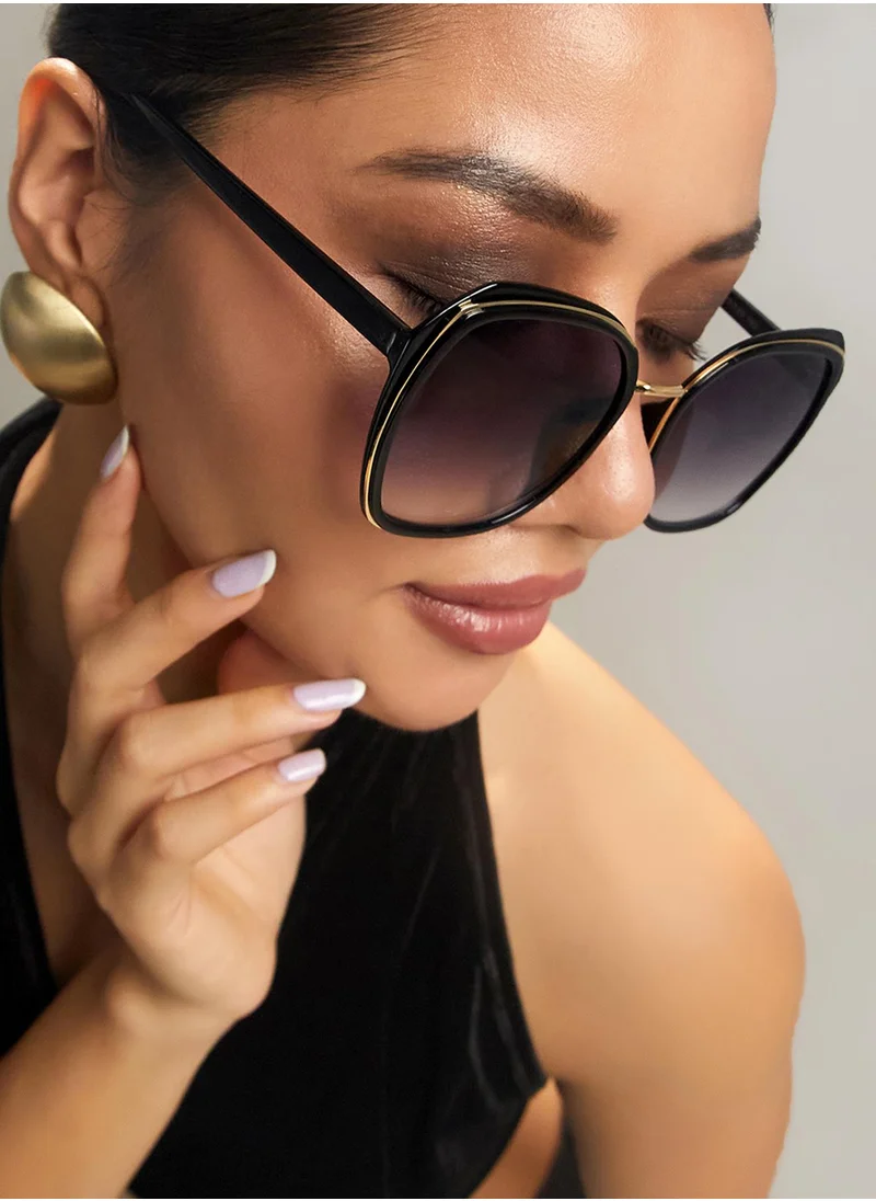 Haute Sauce Gradient Oversized Sunglasses