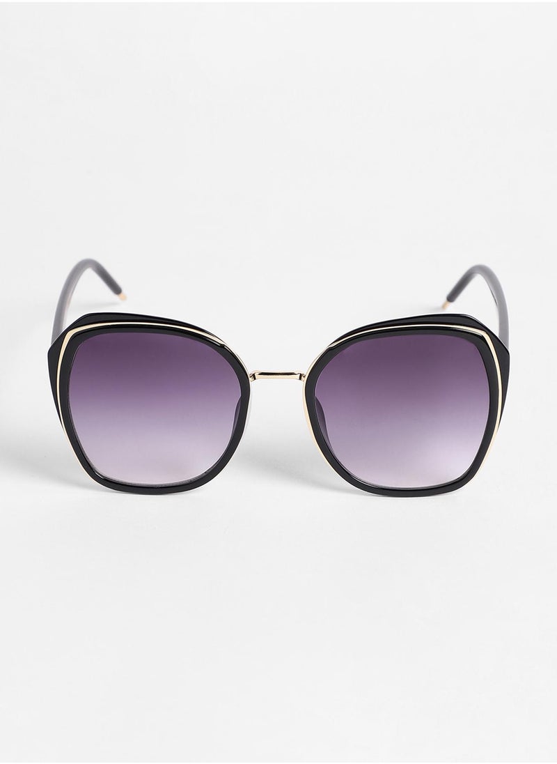 Haute Sauce - Gradient Oversized Sunglasses - Image 1
