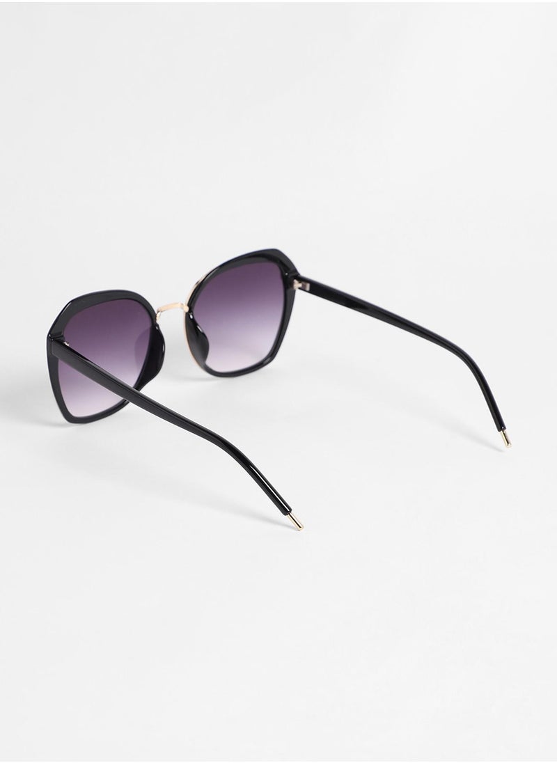 Haute Sauce - Gradient Oversized Sunglasses - Image 1