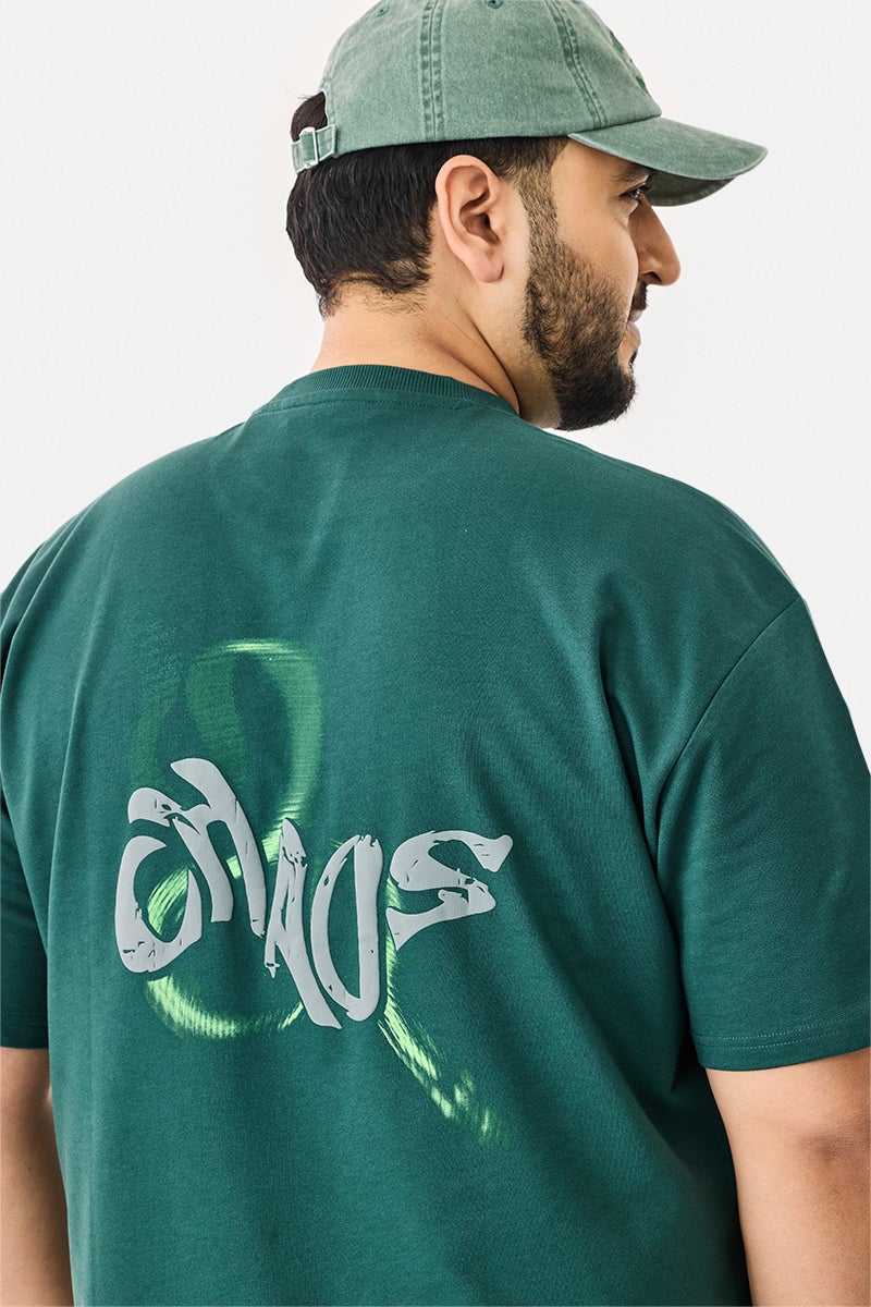 SNITCH Oversized Puff Print Embroidered Plus T-Shirt - Image 3