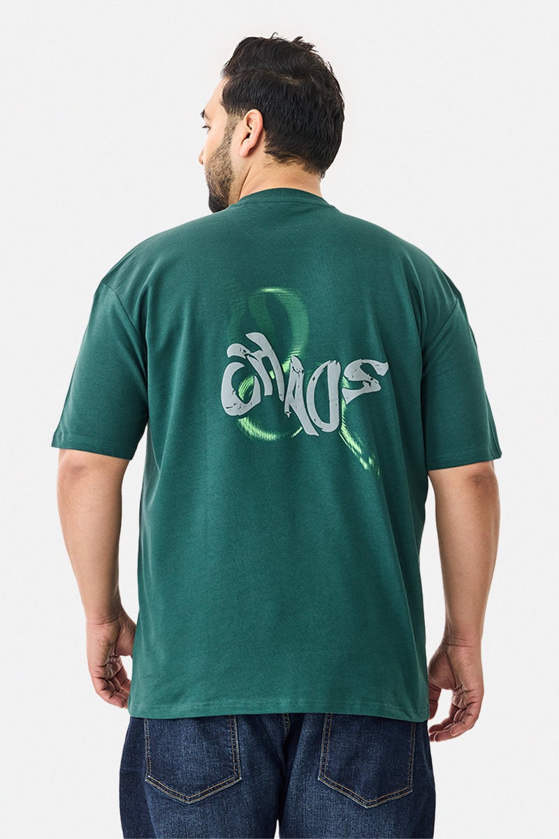 SNITCH Oversized Puff Print Embroidered Plus T-Shirt - Image 5