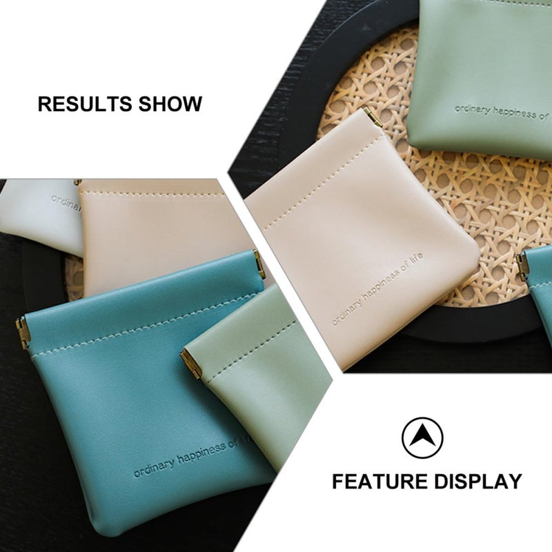 Luxshiny 2pcs Pu Earphone Storage Bags With Cable Organizer Travel Pouch - Image 4