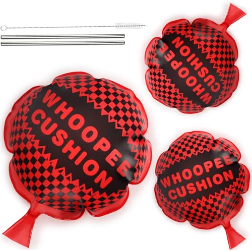 POPLAY 3 PCS Whoopee Cushions Prank Gifts Fart Pillow Toys for Novelty Party Favors Kids and Adults - Image 1