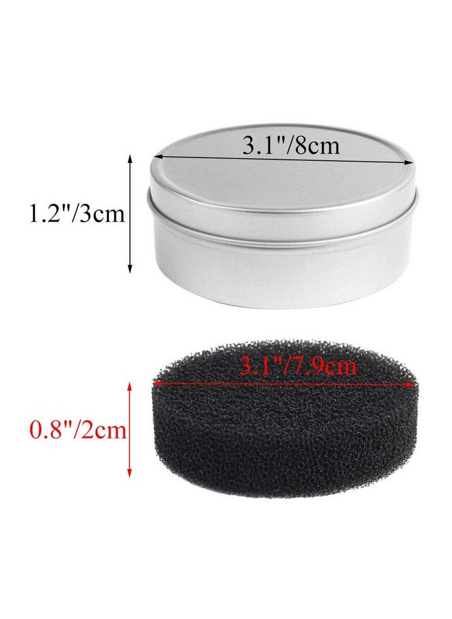 Nydotd Nydotd 8pcs Makeup Brush Cleaner set - 2 Pack Makeup Brush Cleaner with 6pcs Replacement Sponge, Dry Makeup Brushes Cleaner Sponge Eye Shadow or Blush Color Removal Quickly Switch to Next Color  - Image 2