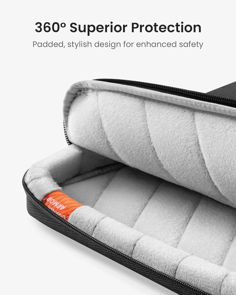 Tomtoc حقيبة كتف للابتوب لجهاز MacBook Pro 14 بوصة M5/M4/M3/M2/M1 Pro/Max 2025-2021، 13.5-14.4 Surface Laptop 7/6/Studio 2، Surface Book 3، غلاف واقي 360 يناسب Asus VivoBook - Image 5