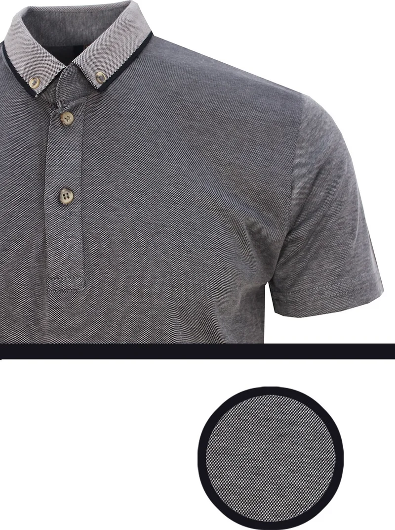فاريتا Men's Smoked Regular Cut Polo Neck Men's Knitwear T-Shirt
