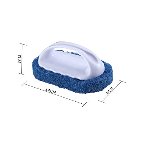 DGSDKD Scouring Pad Brush kit 4 Pieces, Cleaning Brush with Handle, Dish Scrub Brush, Bathroom Brush, Sink Scrub Brush - Image 2