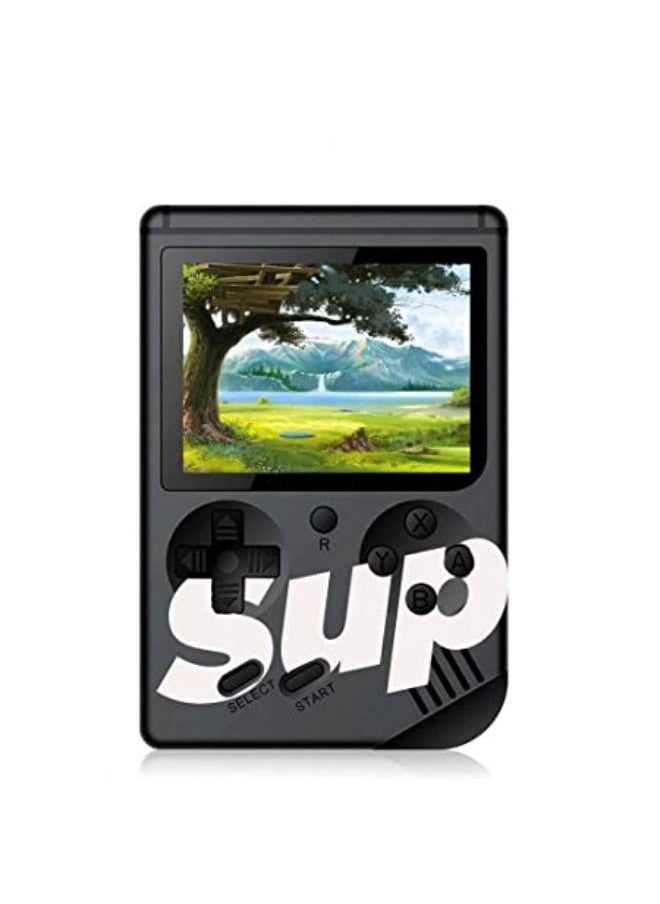 SUP - 400 In 1 Retro portable Game Box Console Classic Games Hand Held Gamepad Color Screen Mario Super Mario DR Mario Contra Games-BLACK - Image 1