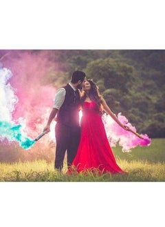 Baraky Baraky Color Consept Herbal and Eco Friendly Fog Color Stage Performance Halloween Christmas Wedding Party Decoration Video Shooting Props Holi Pack of 5  - Image 4